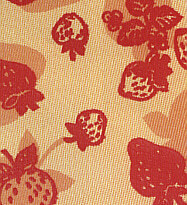 Capri rot, Feinstrukurierte Garten-und Terrassentischdecken